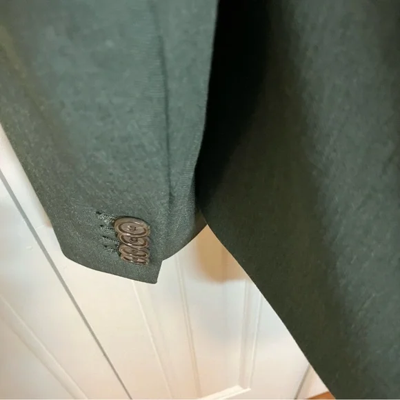 Ann Taylor Dark Green Pantsuit Size 8 - Picture 6 of 12
